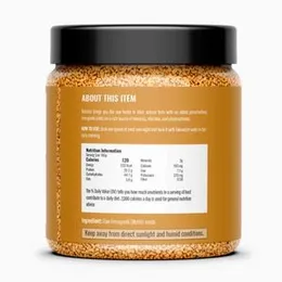 Raw Methi Seeds 160g by RELISHTA | Fenugreek Seeds | Medicinal | Therapeutic | Diabetic Friendly | Non GMO