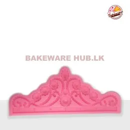 Silicone Crown Mould – A145 | 28cm × 12cm | Royal Fondant Tray | Flexible & Reusable