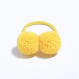 Pom Pom Girls Hair Tie Wool