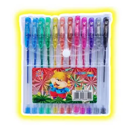 Glitter Gel Pen Pack ( 6 Pcs / 12 Pcs ) - Imported
