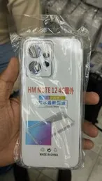 Luxury ThickBalloon Transparent Back Cover for Redmi Note 12 4G