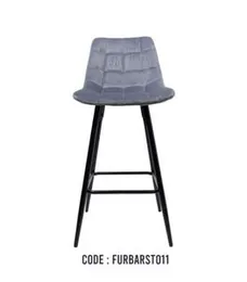 BAR STOOL GREY VELVET 650MM PASSION-65