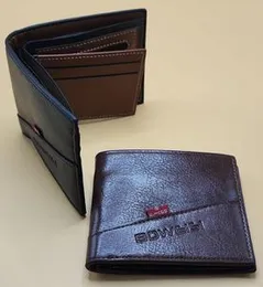 Men's Real Club Slim Genuine Leather Purse Stylish Money Clip Wallet