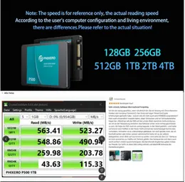 PHIXERO SSD HDD 2.5 Hard Disk SSD 1TB 2TB 512GB 128GB 256GB HD SATA 4TB Disk solid state drive Internal Hard Drive for Laptop PC