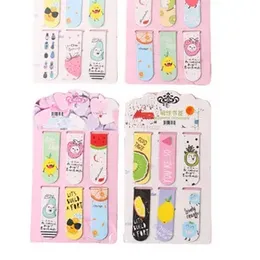 6pcs  Pack magnetic Bookmark cartoon design.