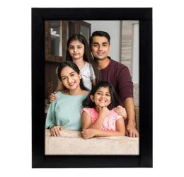 A4 size photo frame 1" Black Affordable High-Quality Picture Frames for Family Photos & Art Prints Perfect for Wall & Tabletop Deco