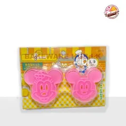 Mickey & Minnie Face Cookie Cutter – 2pcs Set | Cartoon Fondant & Biscuit Tools | CW3-007O