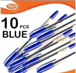 Atlas Chooty T Blue pen 10 pcs bundle