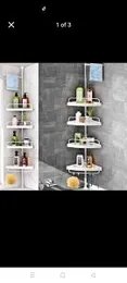 Bathroom corner shelf