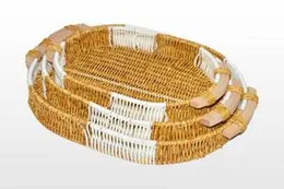 3pcs woven basket