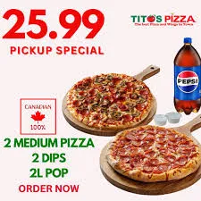 Pickup Special (2 medium Pizzas)