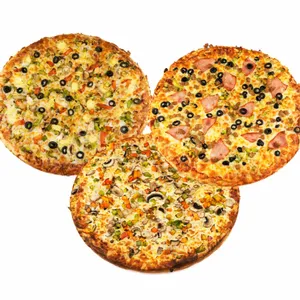 3 LRG pizza w 3Toppings each, 2L Pop