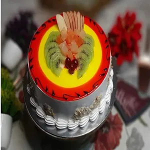 Fresh Fruit Eggless Cake (500 gms)