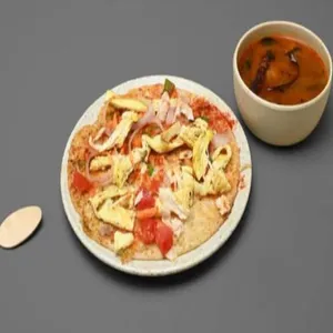 Egg Chicken Uttapam
