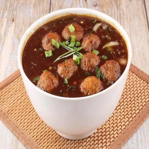 Veg. Manchurian With Gravy