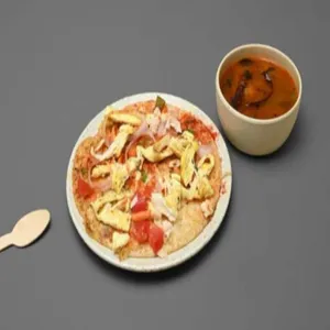 Egg Chicken Uttapam