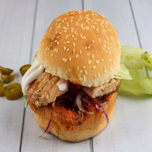 Salami Chicken Burger