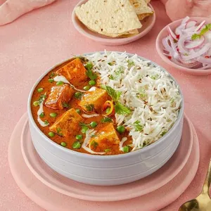 Matter Paneer + Rice