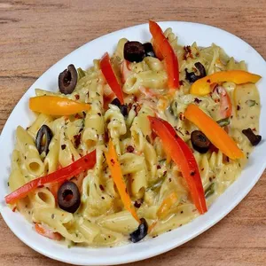 Veg Alfredo White Sauce Pasta