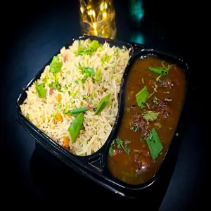 Chicken Fried Rice with Chicken Manchurian