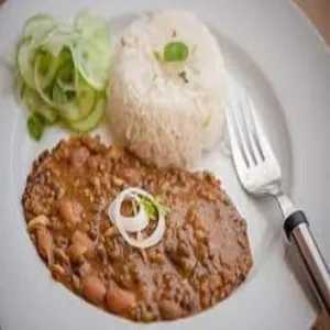 Dal Makhani with Plain Rice