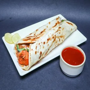 Paneer Achari Tikka Roll