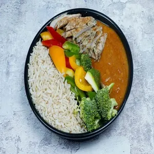 Brown Rice with Grilled Chicken