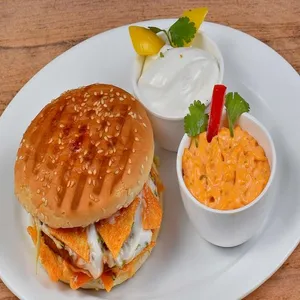 Chicken and Crispy Burger