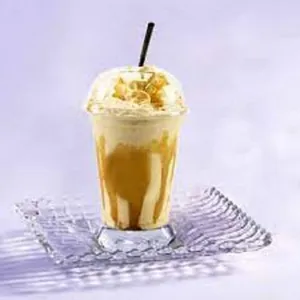 Butterscotch Shake With Ice Cream scoop