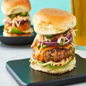 Double Aloo Tikki Burger