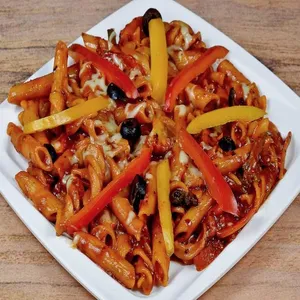 Veg Arrabiata Red sauce Pasta