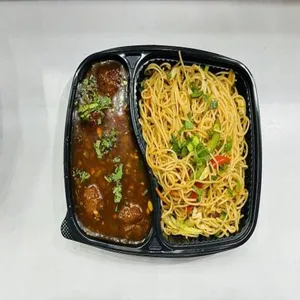 Veg Manchurian with Noodles
