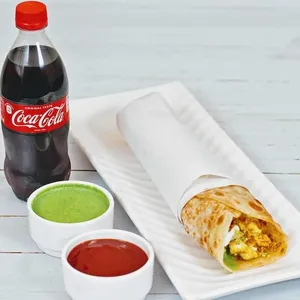 Triplex Egg Paneer Chicken Roll