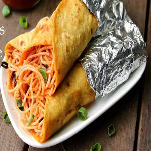 Veg Noodles Roll with Veg Roll