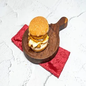 Double Chicken Patty Burger