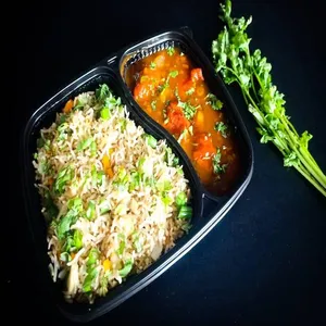 Chilli Chicken with Chicken Fried Rice
