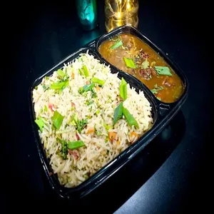 Veg Fried Rice with Manchurian