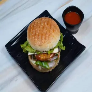 Mushroom Cheese Burger