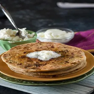 Aloo Paratha + Butter