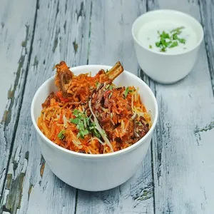 Biriyani with Raita