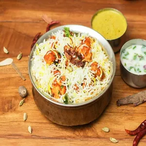 Handi Fish Zafrani Biryani [4 Pieces]