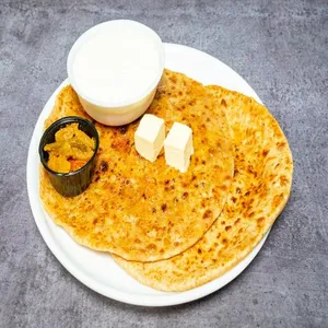 Desi Ghee Aloo Gobi mix Paratha Combo