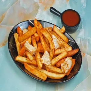 Fries With Mexican Chicken