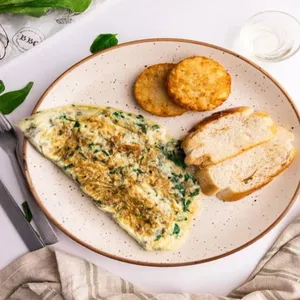 Toast with Egg Masala Omelette