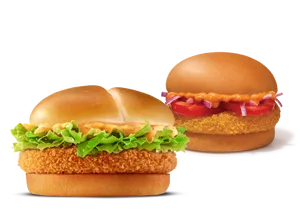 Crispy Veggie Burger + McAloo Tikki