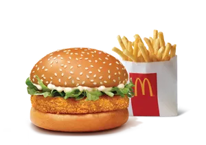 McVeggie Burger + Fries (R)