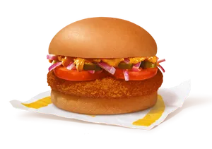 Mexican McAloo Tikki Burger