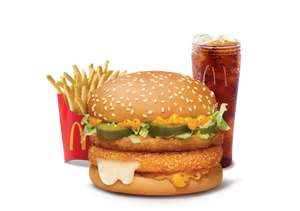 McCheese Burger Chicken Combo
