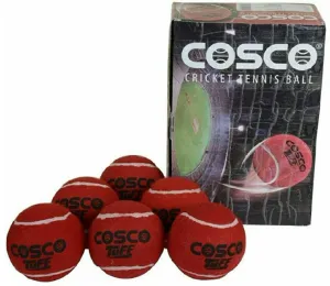 Cosco Cricket Tennis Ball Heavy (Pack of 6)