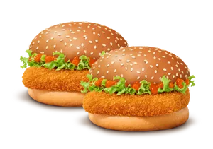 2 Korean Mc Spicy Paneer Burger